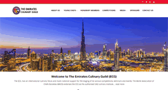 Desktop Screenshot of emiratesculinaryguild.net