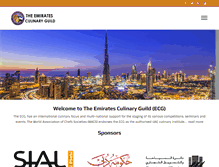 Tablet Screenshot of emiratesculinaryguild.net